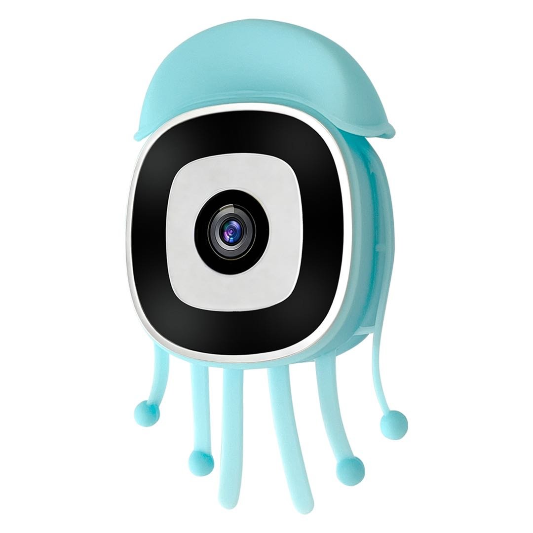 VuePod camera wearing the jellyfish silicone shell